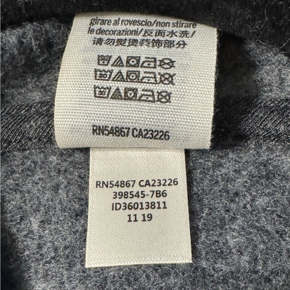 PINK Victoria's Secret Everyday Lounge Full Zip Charcoal Plaid Hoodie Size M - Picture 14 of 14
